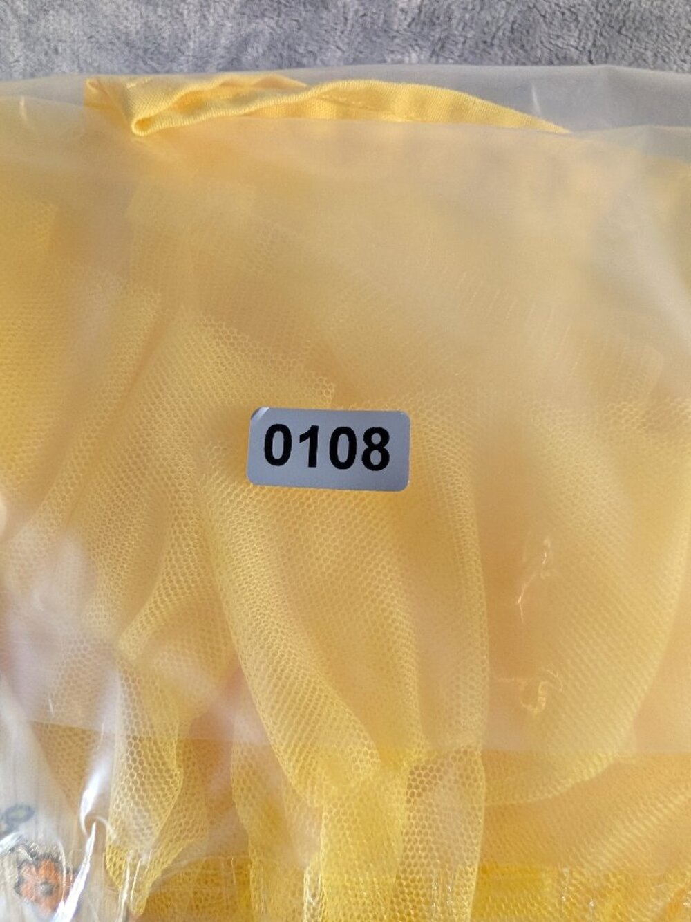 Hello Kitty and Friends Sanrio Toddler Girls Dress Size 2T Yellow Tulle Skirt - Picture 5 of 5